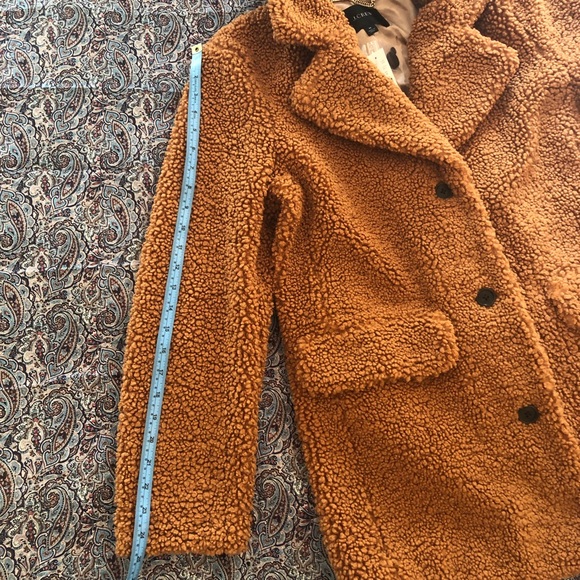 J. Crew Teddy Sherpa Jacket BA527 Medium NWT - Picture 12 of 16